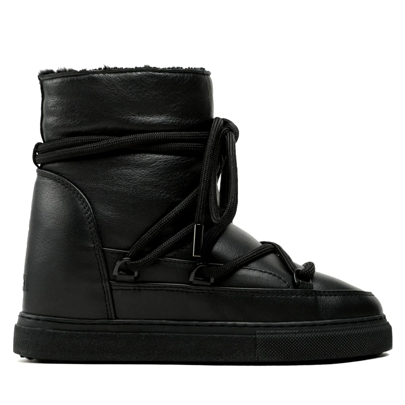 Inuikii Μπότες Χιονιού Inuikii Full Leather 75203-087 Μαύρο