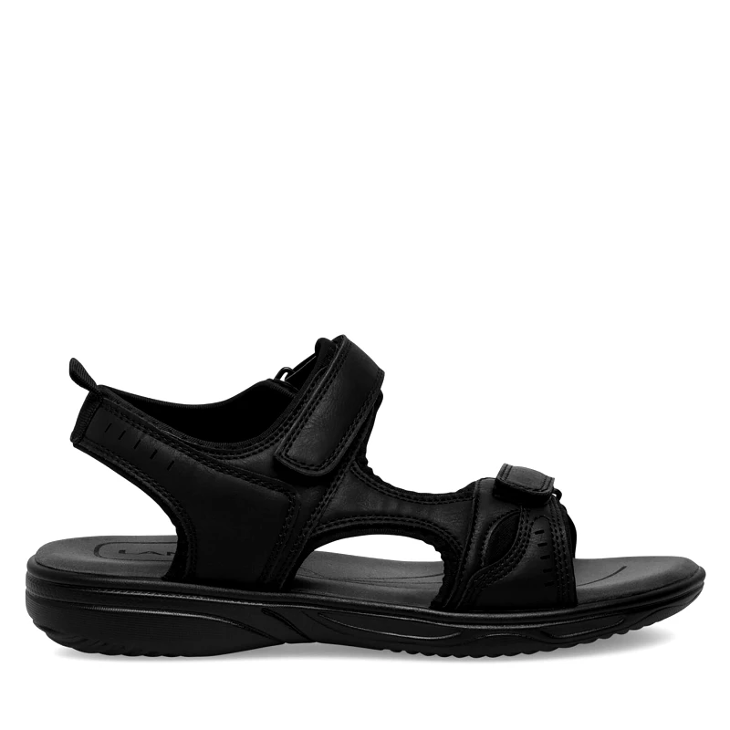 Lanetti Σανδάλια Lanetti MSS20463-01 Μαύρο