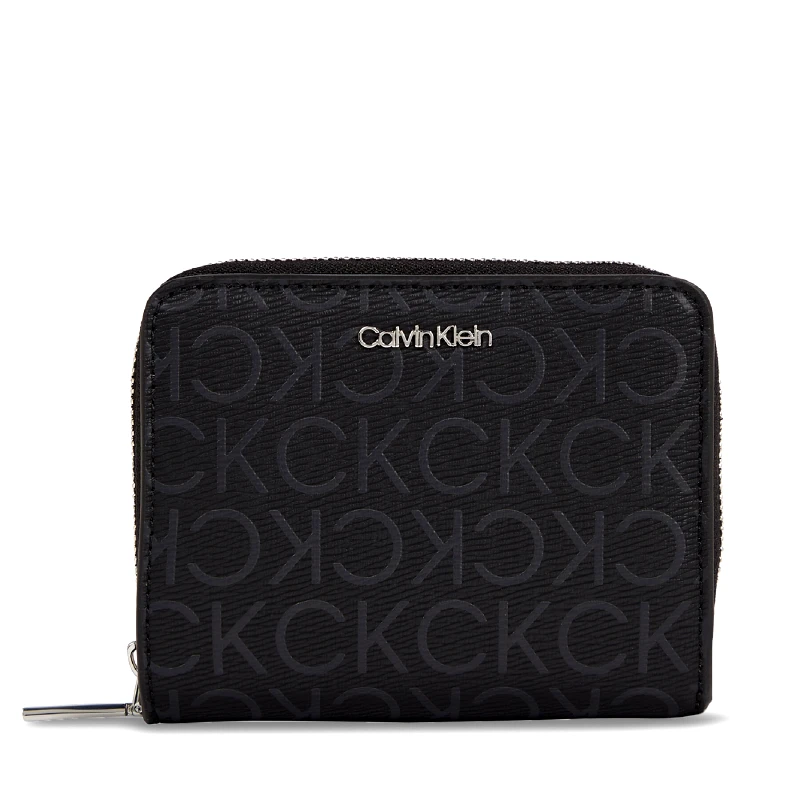 Calvin Klein Μικρό Πορτοφόλι Γυναικείο Calvin Klein Ck Must Md Z/A Wallet_Epi Mono K60K611932 Μαύρο