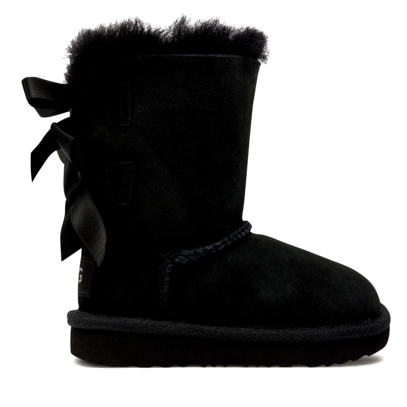 Ugg Μπότες Χιονιού Ugg T Bailey Bow II 1017394T Μαύρο