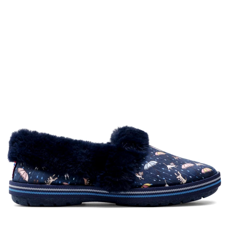 Skechers Παντόφλες Σπιτιού Skechers BOBS Movie Night 113486/NVMT Σκούρο μπλε