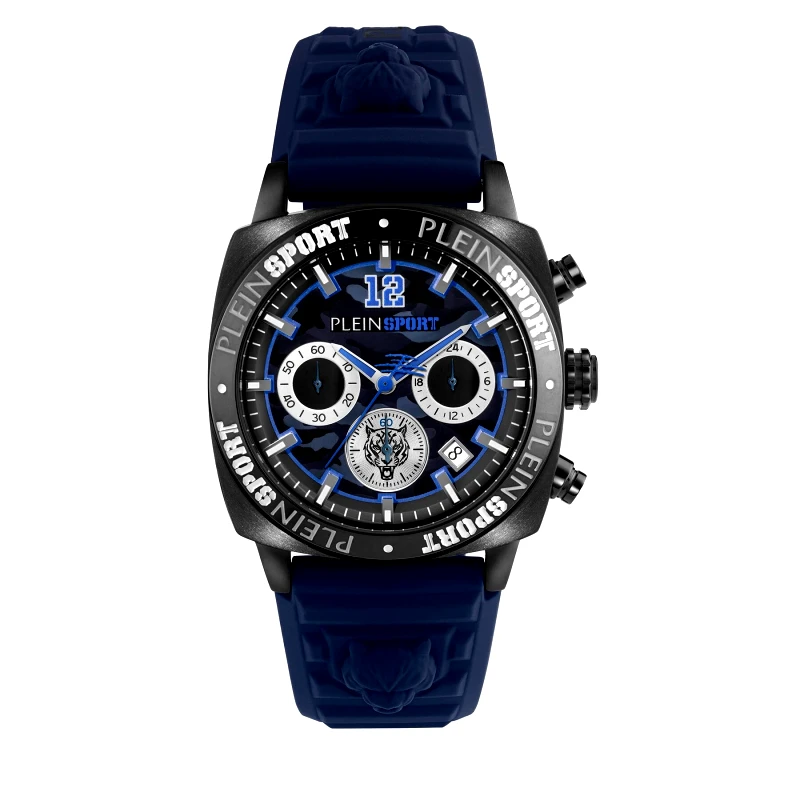 Plein Sport Ρολόι Plein Sport Wildcat PSGBA0323 Σκούρο μπλε