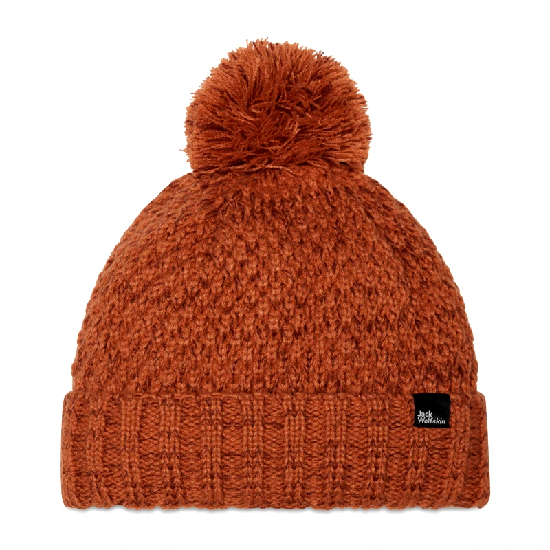 Jack Wolfskin Σκούφος Jack Wolfskin Highloft Knit 1908011 Πορτοκαλί