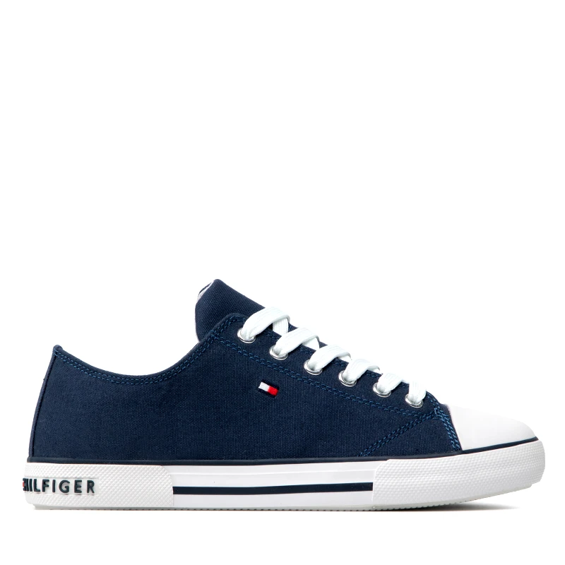 Tommy Hilfiger Sneakers Tommy Hilfiger Low Cut Lace-Up Sneaker T3X4-32207-0890 S Σκούρο μπλε