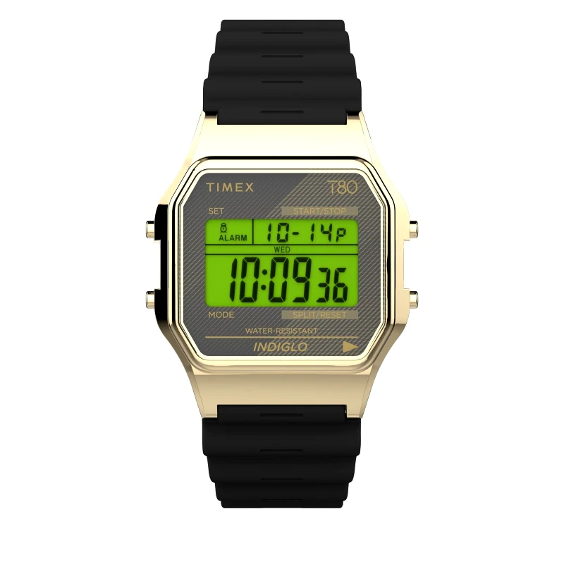 Timex Ρολόι Timex T80 TW2V41000 Μαύρο