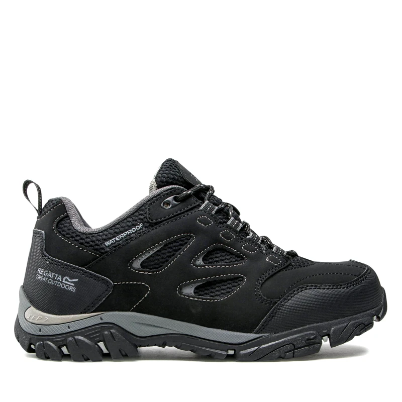 Regatta Παπούτσια πεζοπορίας Regatta Holcombe Iep Low RMF572 Μαύρο