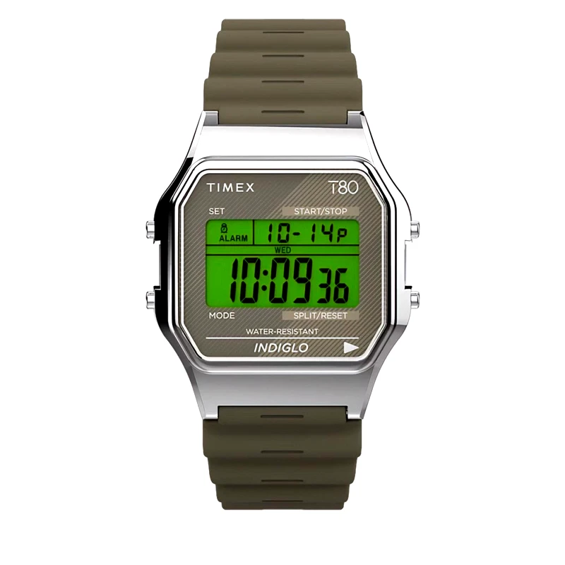 Timex Ρολόι Timex T80 TW2V41100 Χακί