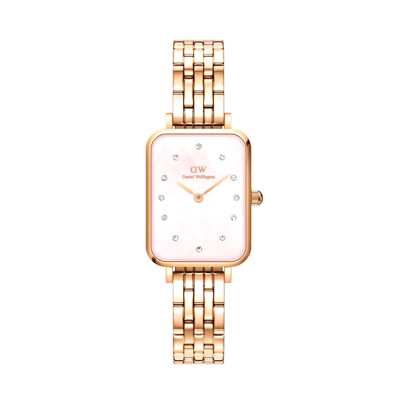 Daniel Wellington Ρολόι Daniel Wellington Quadro DW00100621 Ροζ