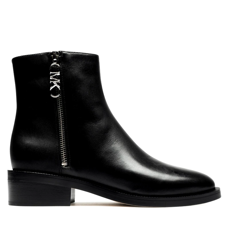 MICHAEL Michael Kors Μποτάκια MICHAEL Michael Kors Regan Leather 40F3RGME5L Μαύρο