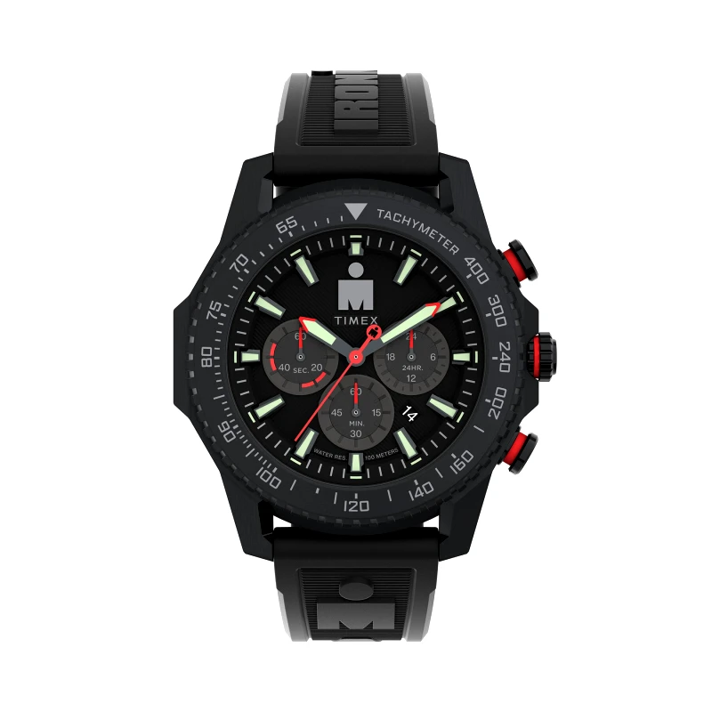 Timex Ρολόι Timex Ironman Finisher Adrenaline TW2W55400 Μαύρο