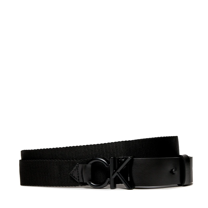 Calvin Klein Ζώνη Ανδρική Calvin Klein Ck Metal Minimal Webbing 30Mm K50K511566 Μαύρο