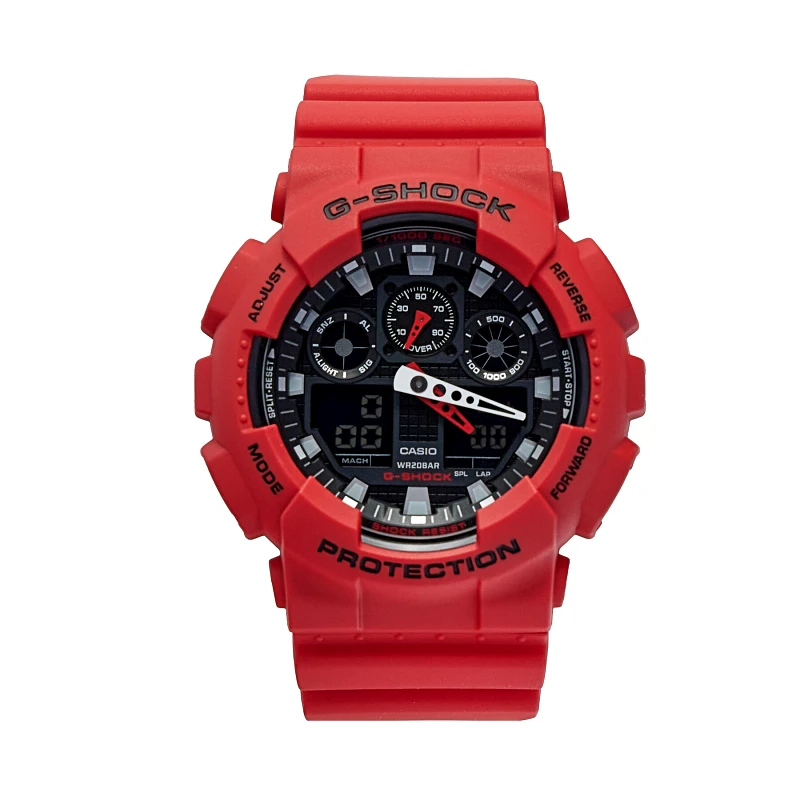 G-Shock Ρολόι G-Shock GA-100B-4AER Κόκκινο