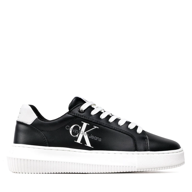 Calvin Klein Jeans Αθλητικά Calvin Klein Jeans Chunky Cupsole Laceup Mon Lth Wn YW0YW00823 Μαύρο
