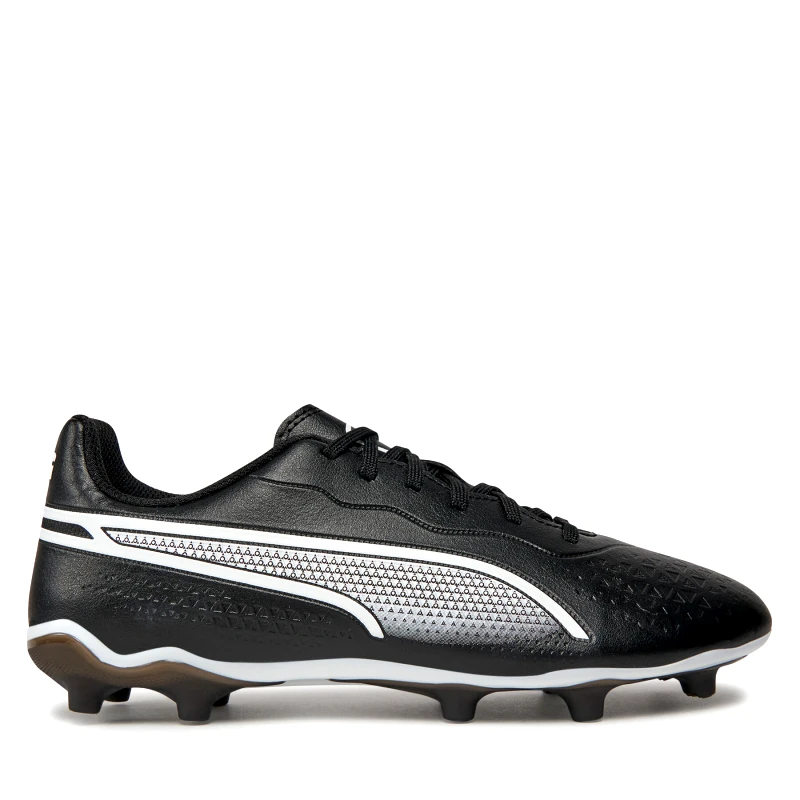 Puma Ποδοσφαιρικά Παπούτσια Puma King Match Fg/Ag Jr 107573 01 Μαύρο