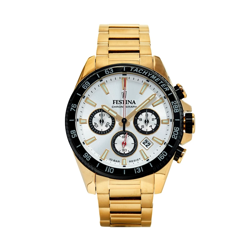Festina Ρολόι Festina Timeless Chronograph 20634/1 Χρυσό