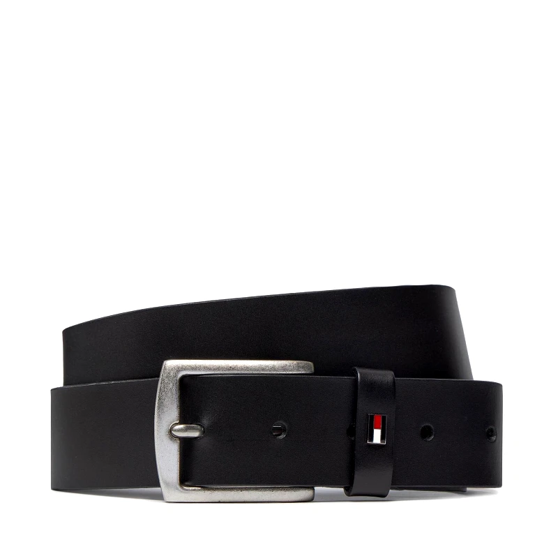 Tommy Hilfiger Ζώνη Ανδρική Tommy Hilfiger Denton 3.5 Ext AM0AM12054 Μαύρο