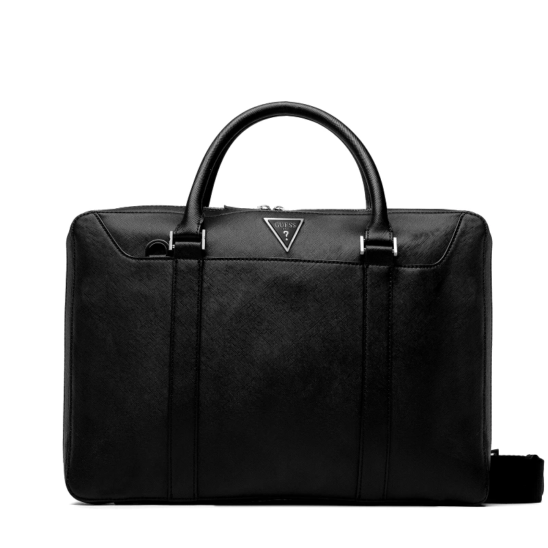 Guess Τσάντα για laptop Guess Certosa Saffiano Smart HMECSA P3138 Μαύρο