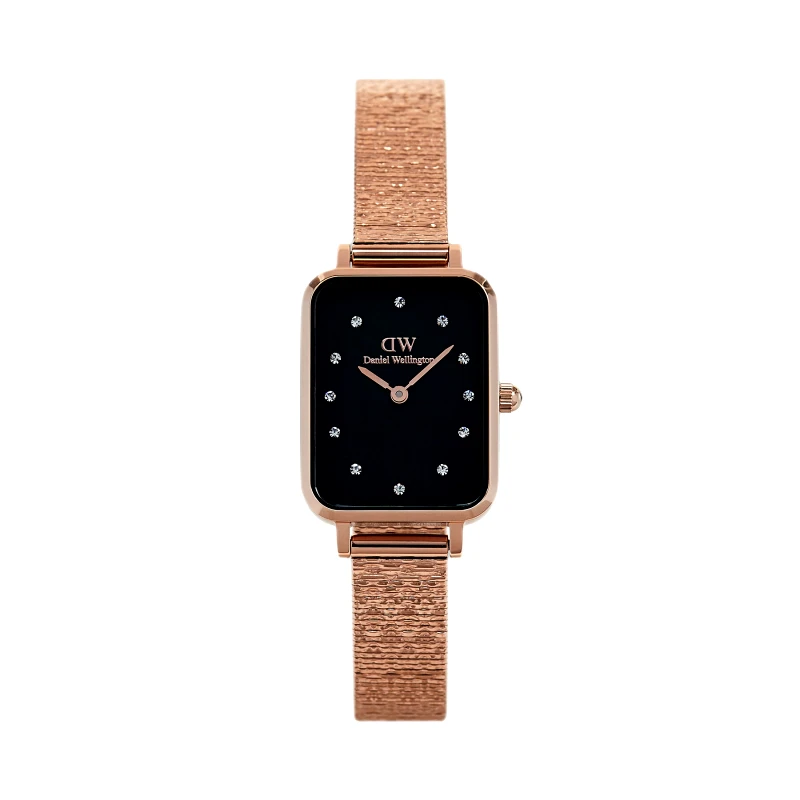 Daniel Wellington Ρολόι Daniel Wellington Quadro Lumine Pressed Piano DW00100579 Χρυσό