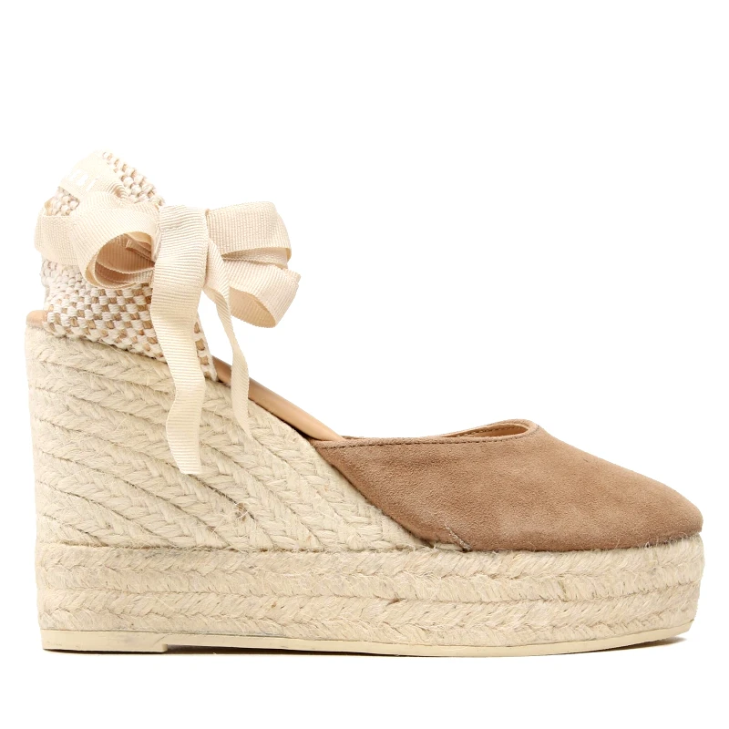 Manebi Εσπαντρίγιες Manebi Wedge Espadrilles W 1.9 WV Καφέ