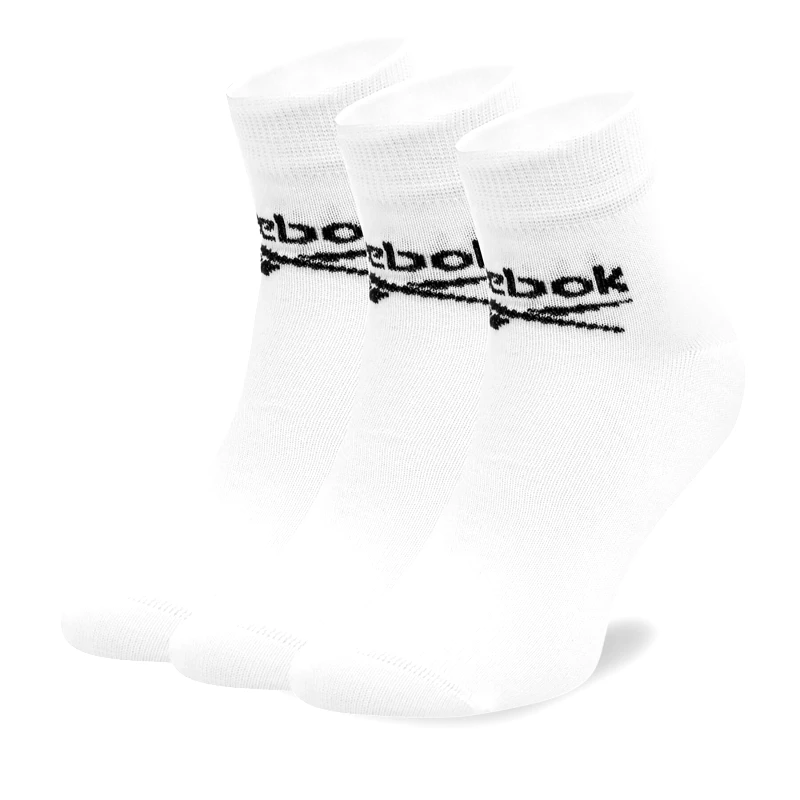 Reebok Σετ 3 ζευγάρια ψηλές κάλτσες unisex Reebok R0429-SS24 (3-pack) Λευκό