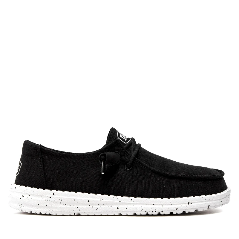 Hey Dude Κλειστά παπούτσια Hey Dude Wendy Slub Canvas 40063-001 Μαύρο