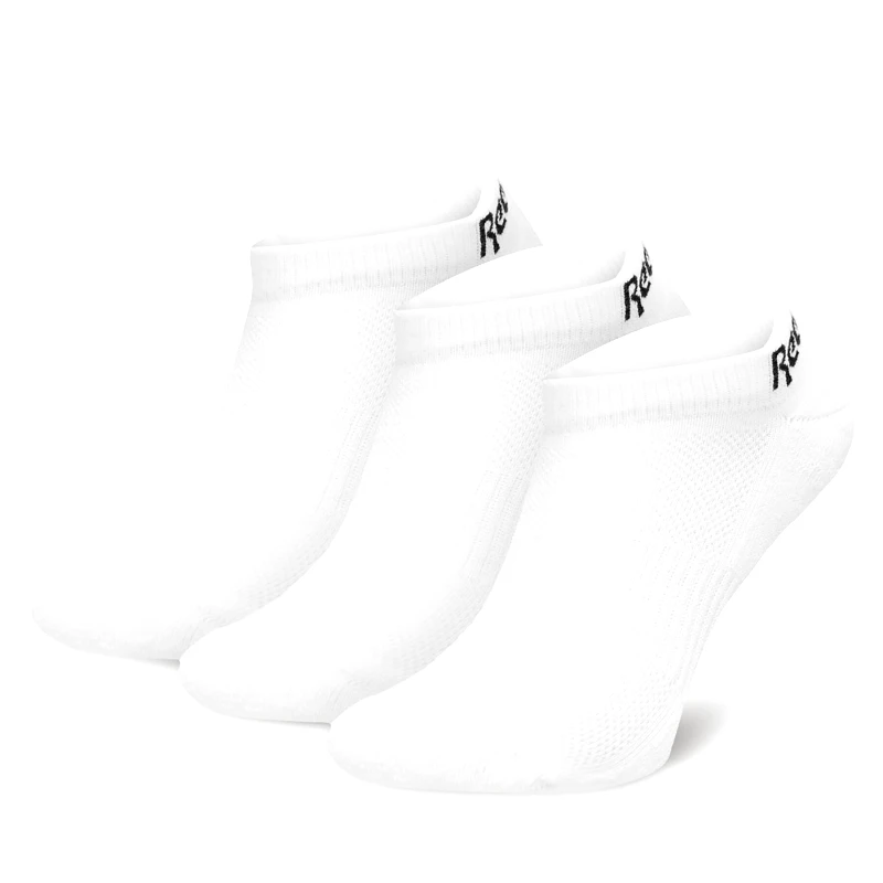 Reebok Σετ 3 ζευγάρια κοντές κάλτσες unisex Reebok R0356-SS24 (3-pack) Λευκό
