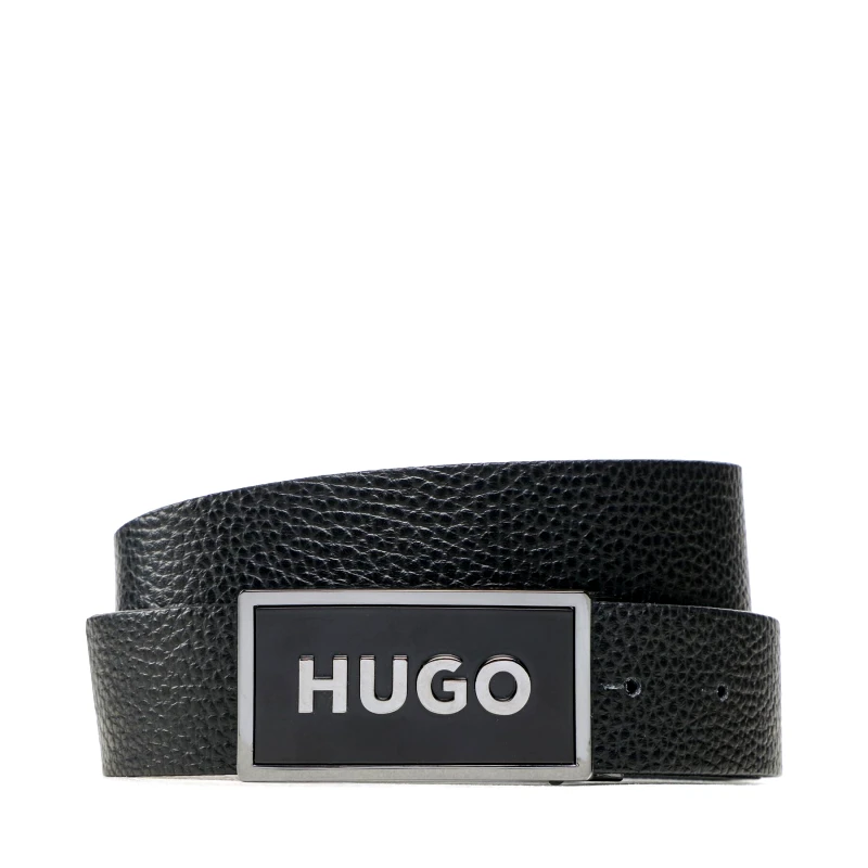 HUGO Ζώνη Ανδρική Hugo 50492032 Μαύρο