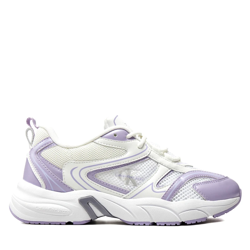 Calvin Klein Jeans Αθλητικά Calvin Klein Jeans Retro Tennis Low Lace Mh Ml Mtl YW0YW01463 Λευκό