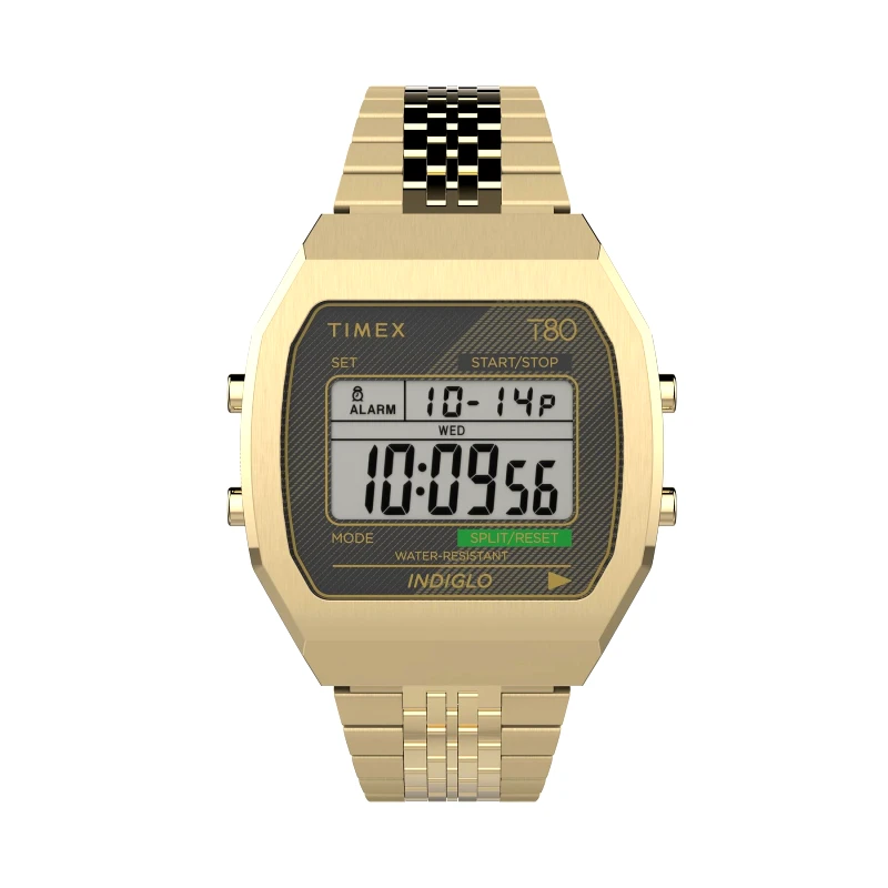Timex Ρολόι Timex T80 TW2V74300 Χρυσό