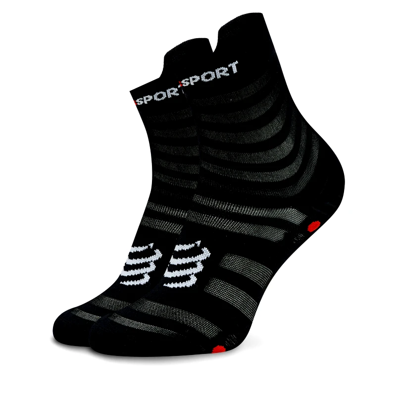 Compressport Κάλτσες Ψηλές Unisex Compressport Pro Racing Socks V4.0 Ultralight Run High XU00050B Μαύρο