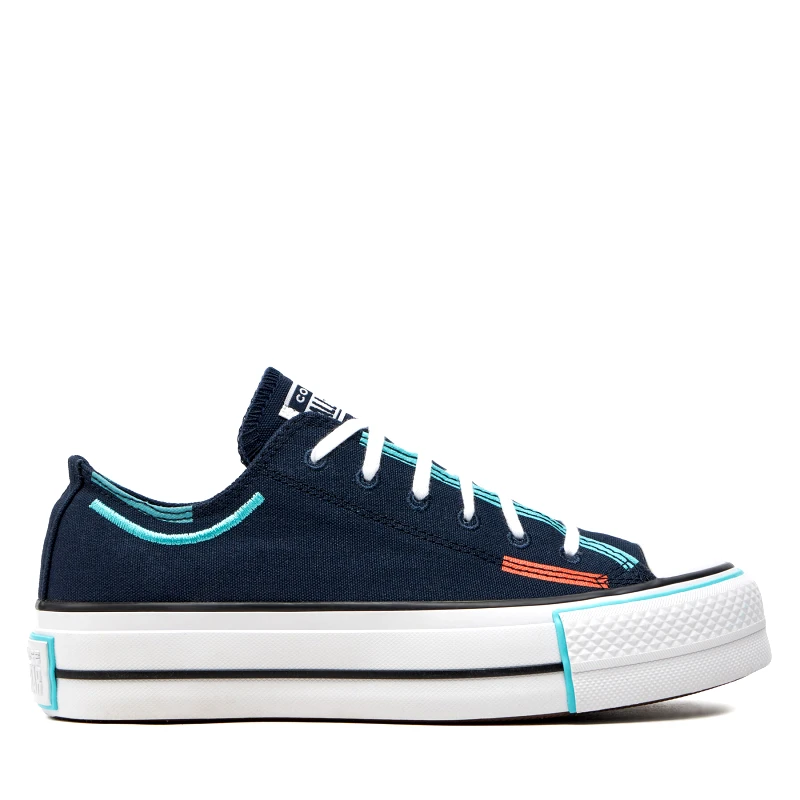 Converse Sneakers Converse Chuck Taylor All Star Lift Platform Color Pop Ox A07597C Μαύρο