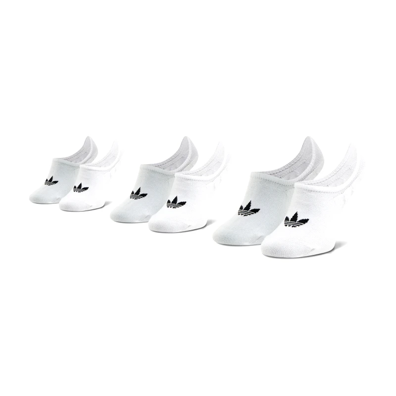 adidas Σετ 3 ζευγάρια κάλτσες σοσόνια unisex adidas No-Show Socks 3P FM0676 Λευκό