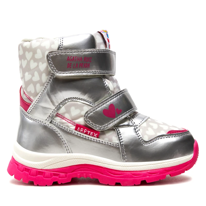 Agatha Ruiz de la Prada Μπότες Χιονιού Agatha Ruiz de la Prada 241990-B D Ασημί