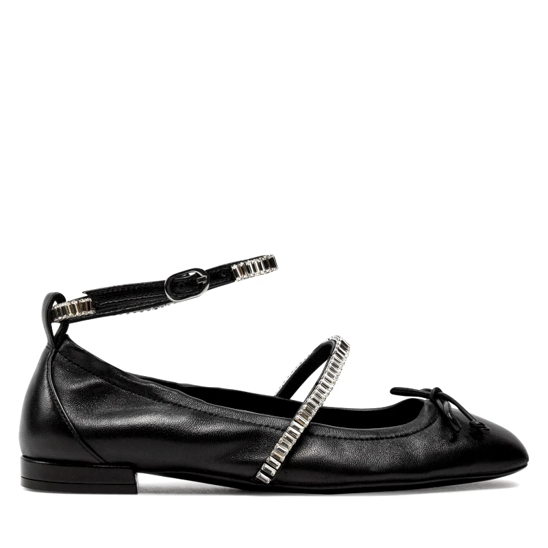 Stuart Weitzman Μπαλαρίνες Stuart Weitzman Stefannie Balet Flat SI443 Μαύρο