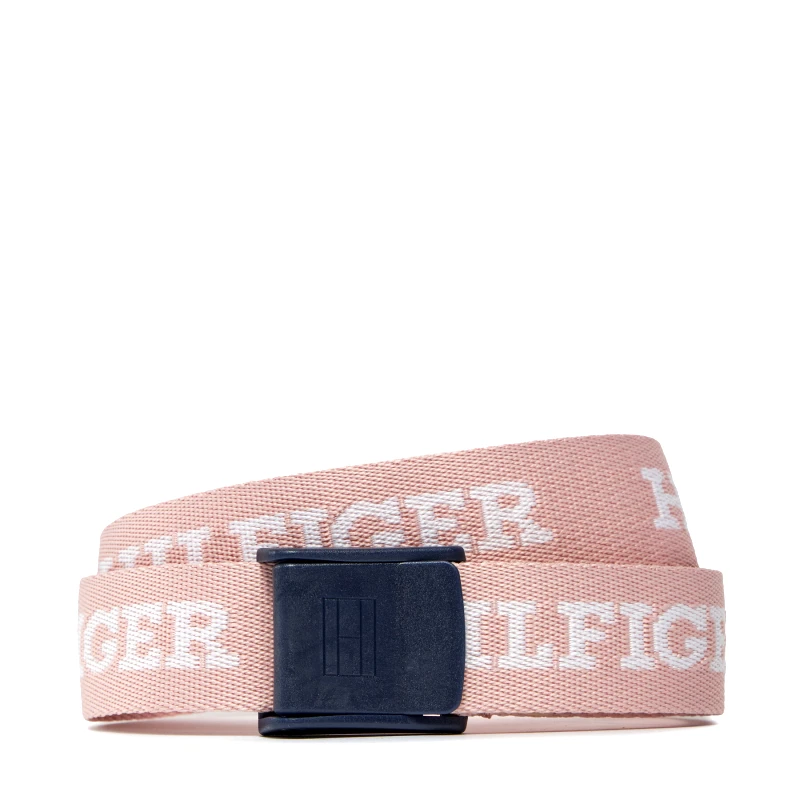 Tommy Hilfiger Ζώνη παιδική Tommy Hilfiger Webbing Belt AU0AU01854 Ροζ