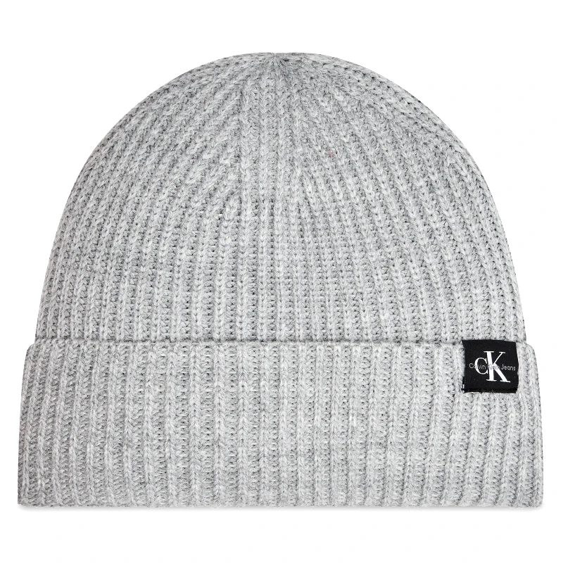 Calvin Klein Jeans Σκούφος Calvin Klein Jeans Monogram IU0IU00440 Γκρι