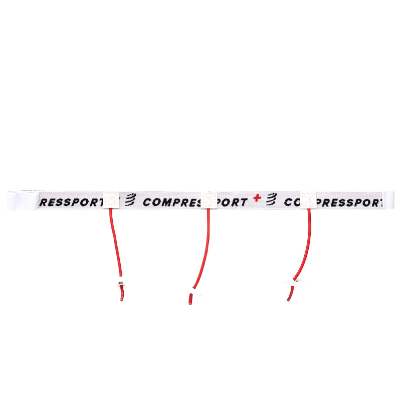 Compressport Αθλητική ζώνη Compressport Race Belt CU00013B Λευκό
