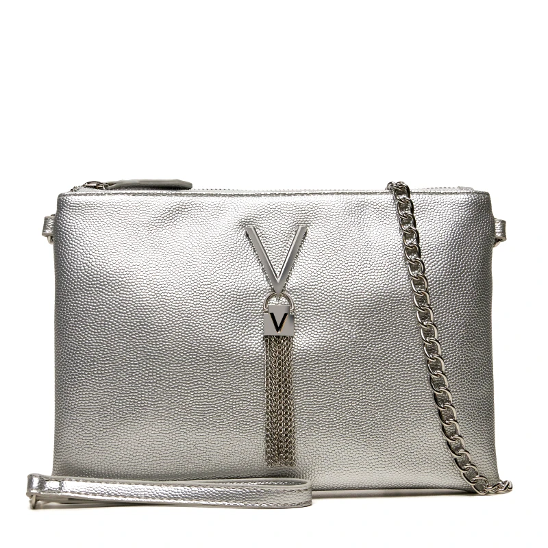 Valentino Τσάντα Valentino Divina VBS1R419G Ασημί