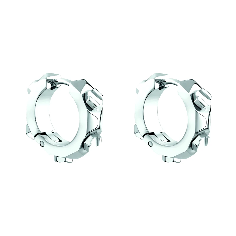 PHILIPP PLEIN Σκουλαρίκια PHILIPP PLEIN The Plein Cuff PJ1EA21EU Ασημί