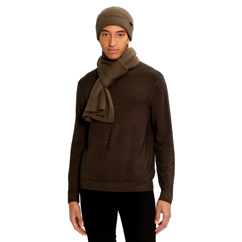 Jack&Jones Σετ Κασκόλ και Σκούφος Jack&Jones 12163827 Πράσινο