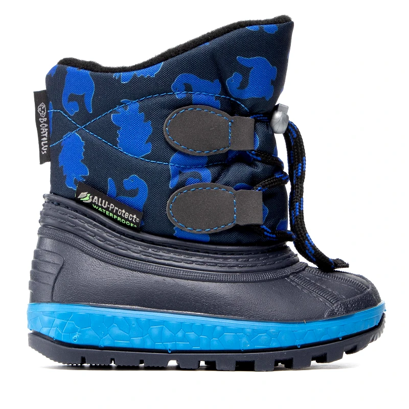 Boatilus Μπότες Χιονιού Boatilus Kd Joggy Sport Lace NJ09 VAR.17ZT Σκούρο μπλε