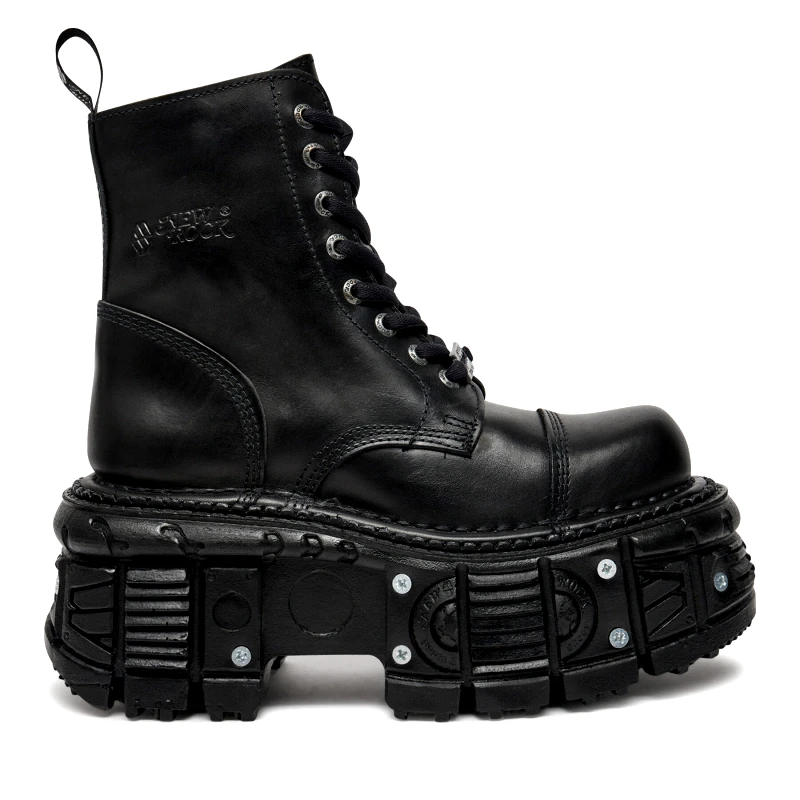 NEW ROCK Αρβύλες NEW ROCK M-TANK083-C1 Μαύρο