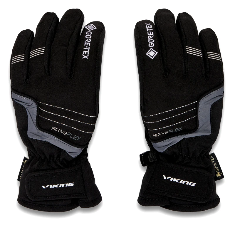 Viking Γάντια για σκι Viking Helix GTX Ski 165/22/2252/08 Μαύρο