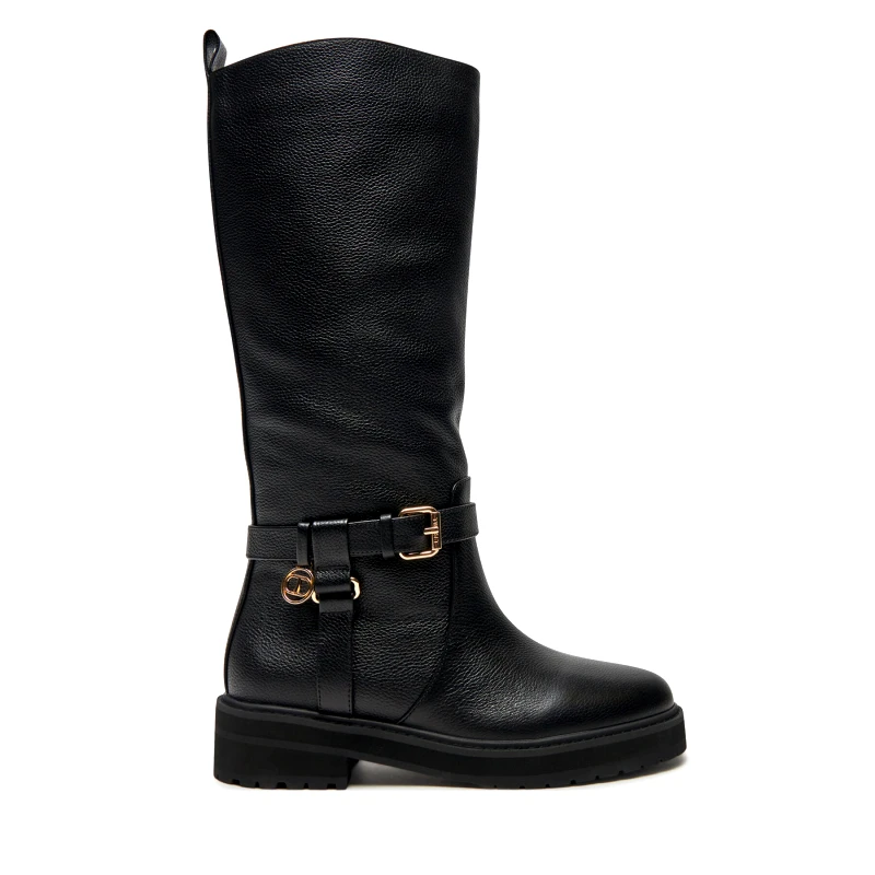 TWINSET Μπότες Ιππασίας TWINSET 242TGT172 Μαύρο