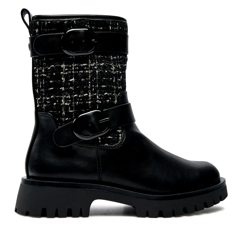 Tamaris Μποτάκια Tamaris 1-25834-41 Μαύρο