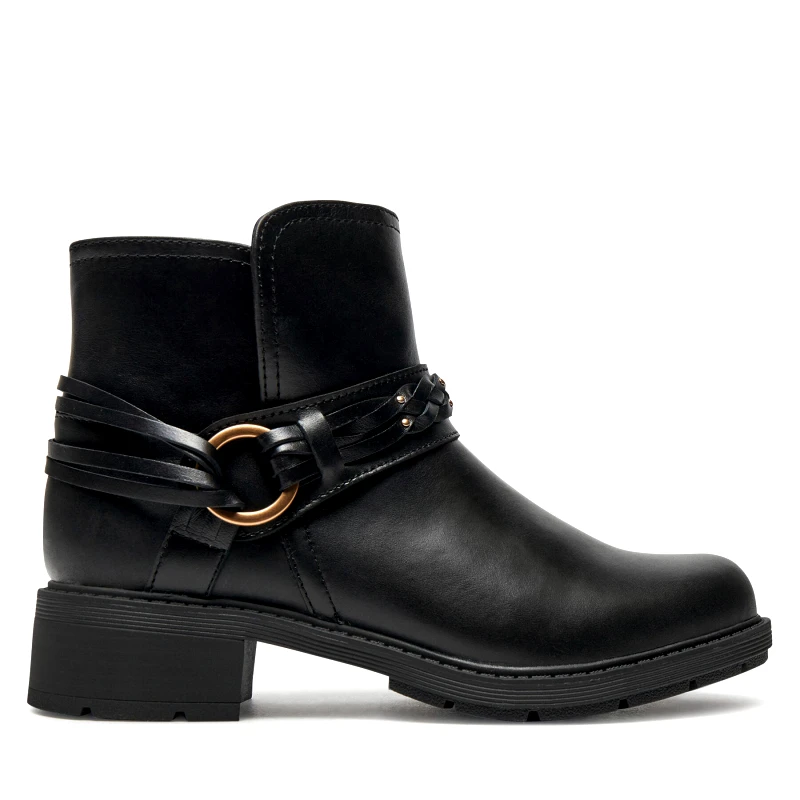 Clarks Μποτάκια Clarks Hearth Kaylie 26179613 Μαύρο
