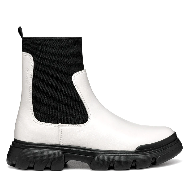Geox Μπότες Geox J Junette Girl J46HVC 0BCNH C1M9B S Εκρού