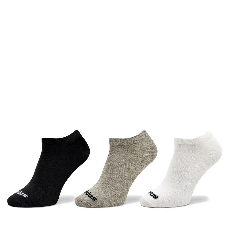 adidas Κάλτσες σοσόνια Unisex adidas Thin Linear Low-Cut Socks 3 Pairs IC1300 Γκρι