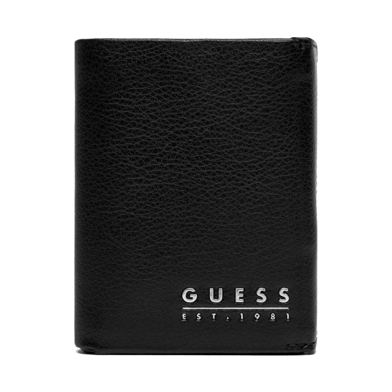 Guess Μεγάλο Πορτοφόλι Ανδρικό Guess SMMETL LEA65 Μαύρο