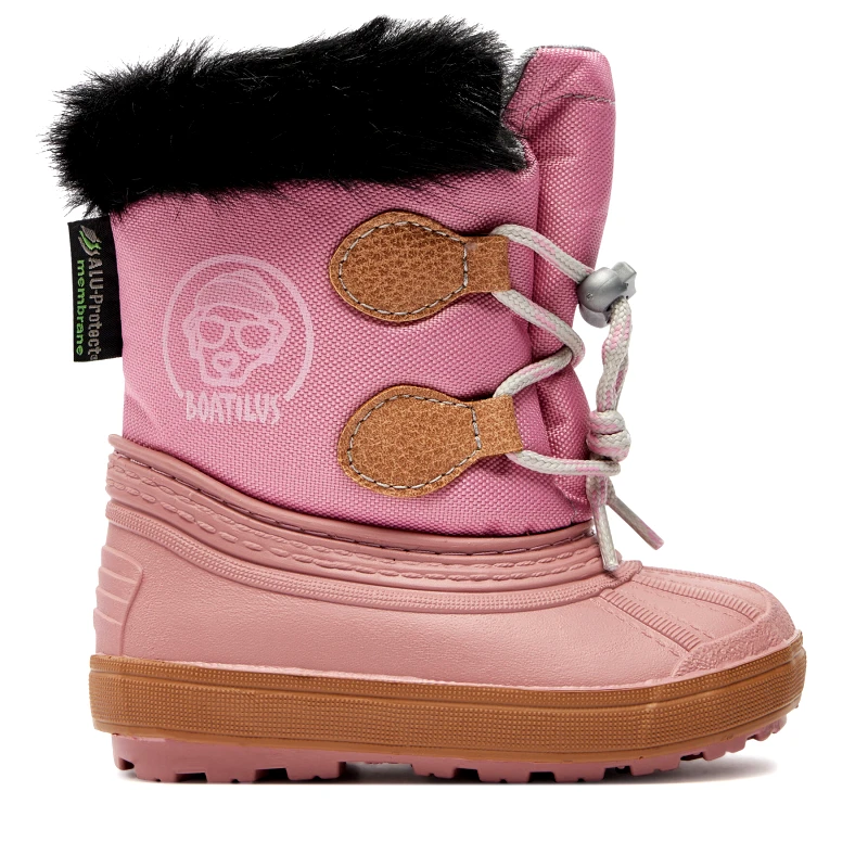 Boatilus Μπότες Χιονιού Boatilus Nippy 02 Sint. Leather Boot NN02 VAR.42MR Ροζ